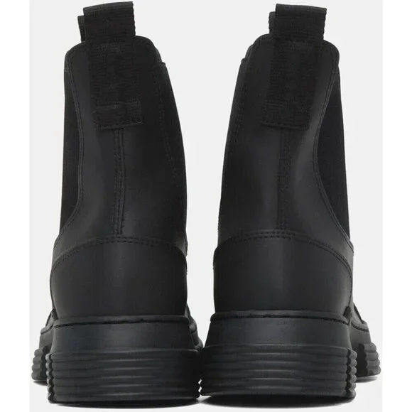 Ganni Black Ankle Boots - Picture 13 of 14